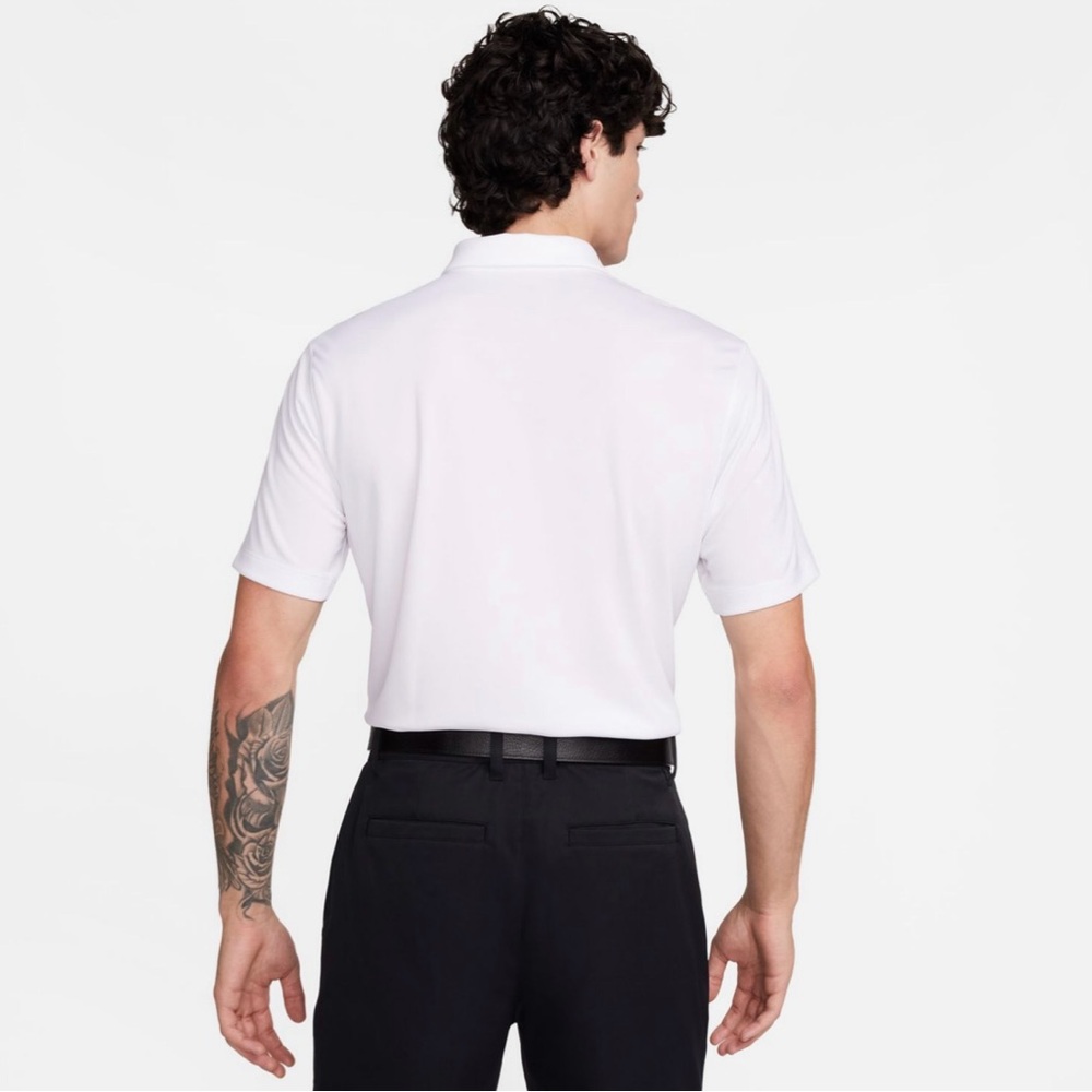 NWT Men's Nike White Dri-FIT Golf Polo, Size Extra Large - Picture 2 of 6